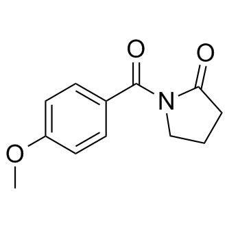 Molecular structure of aniracetam