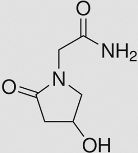 Oxiracetam molecule